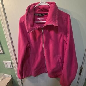 Calvin Klein Vibrant Pink Zip-Up Jacket